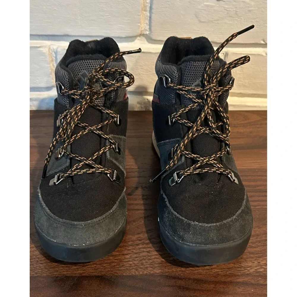 ADIDAS Snowpitch K Terrex‎ Climawarm Youth/Kids Black Snow Boots Size 1.5